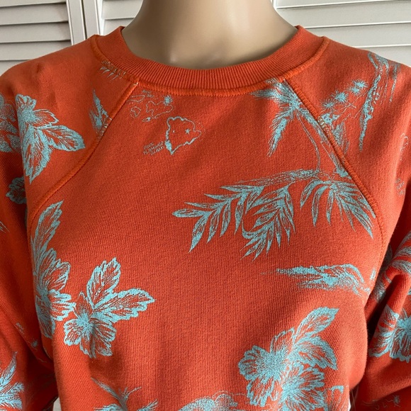 Free People Cropped Sweatshirt SZ SM NWT - Picture 3 of 5